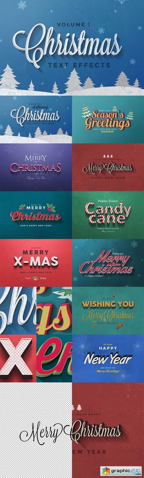 Christmas Text Effects Vol.1