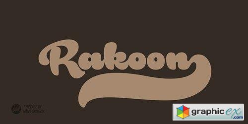 RakoonFont - 1 Font 59$