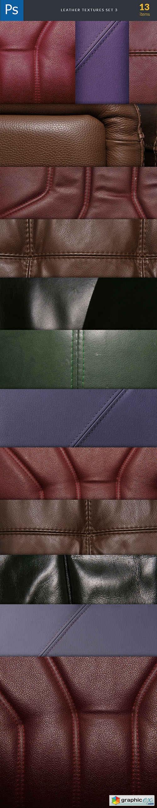 Leather Cracks Background Textures Set 3