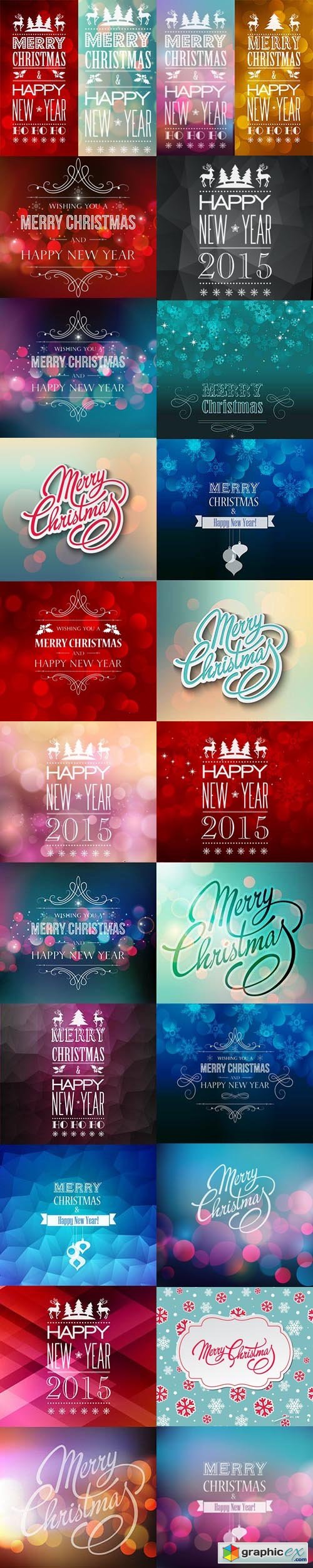 Stock Vector - Abstract Christmas Backgrounds