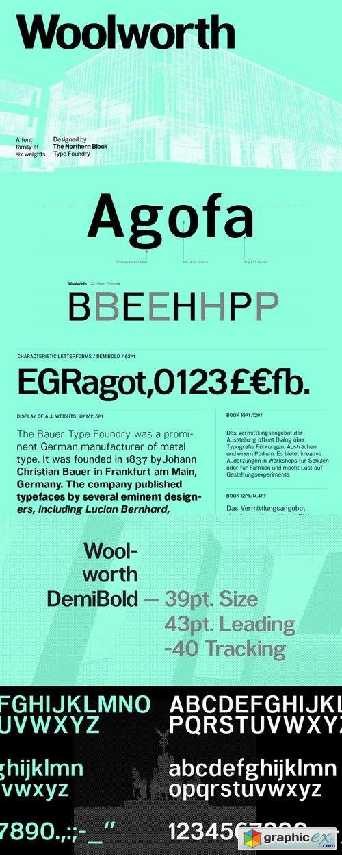 Woolworth Font Family $209