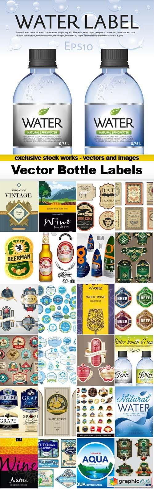 Bottle Labels - 25x EPS