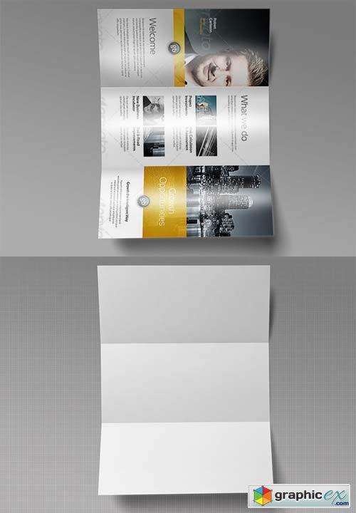 Tri Fold / Brochure / Mock-Up 7