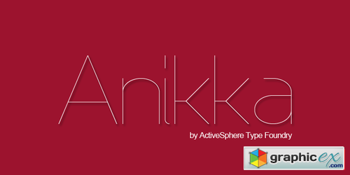 Anikka Sans Font Family $408