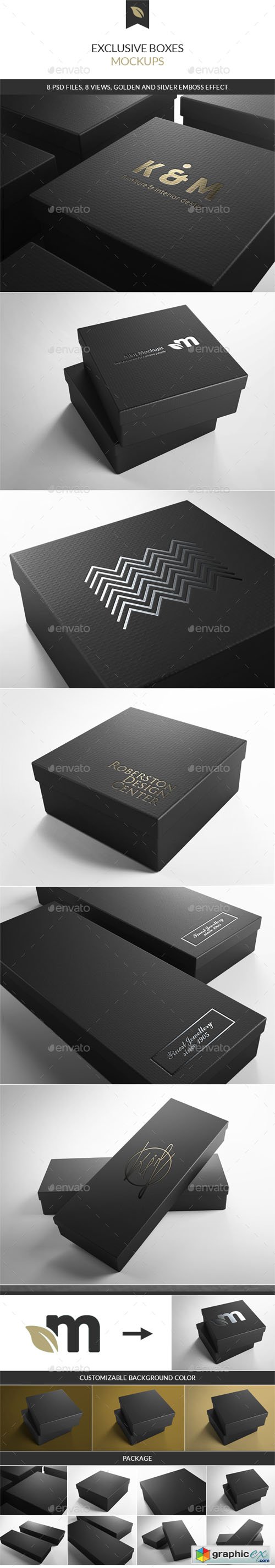 Exclusive Boxes Mockups