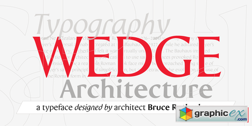 P22 Wedge Font Family $50