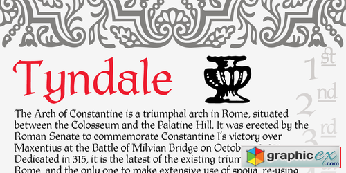 P22 Tyndale Font Family $50