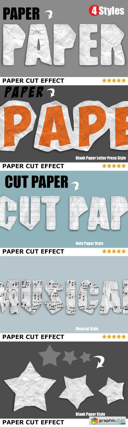 Paper Cut Effects