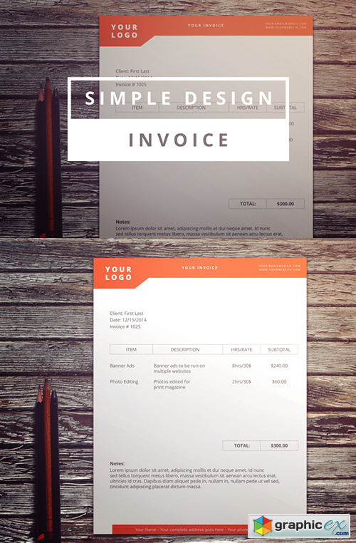  Simple Design Invoice