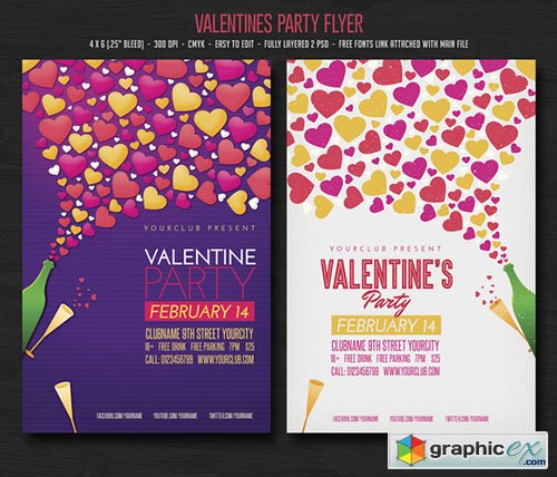  Valentines Party Flyer