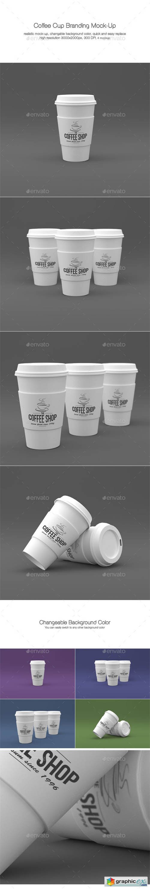 Coffee Cup Branding Mock-Ups