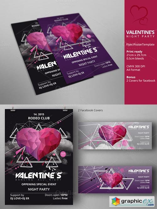 Valentine's day Party Poster/Flyer