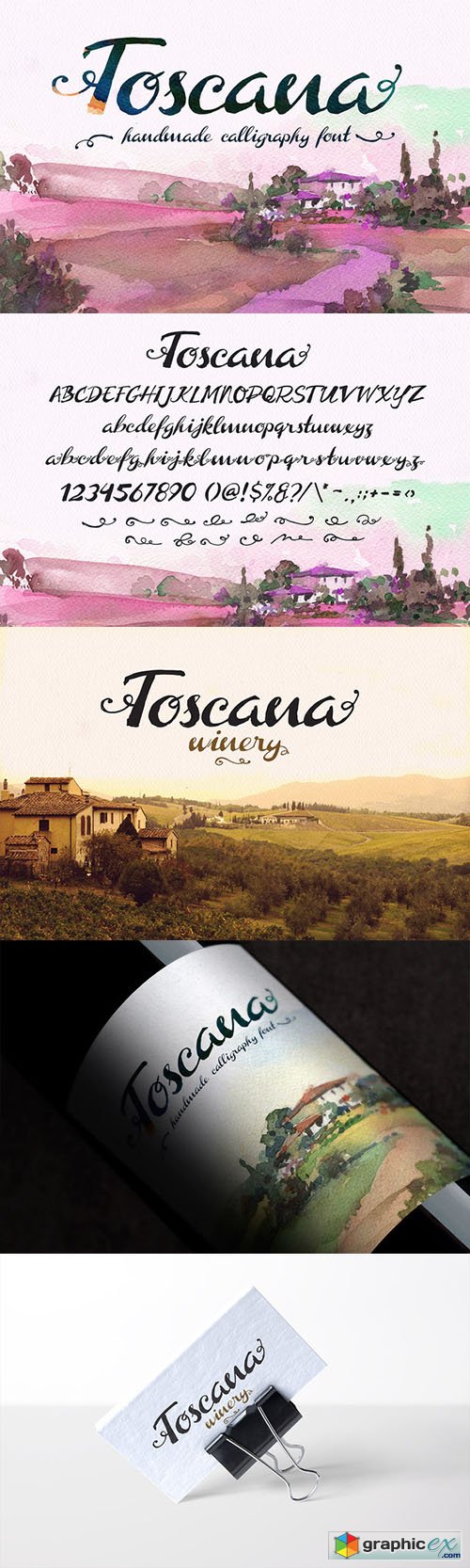  Toscana Font