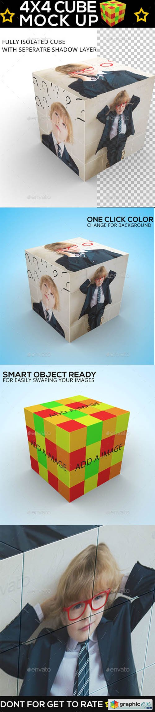 Cube Displayer - Rubik 4x4 Mock Up