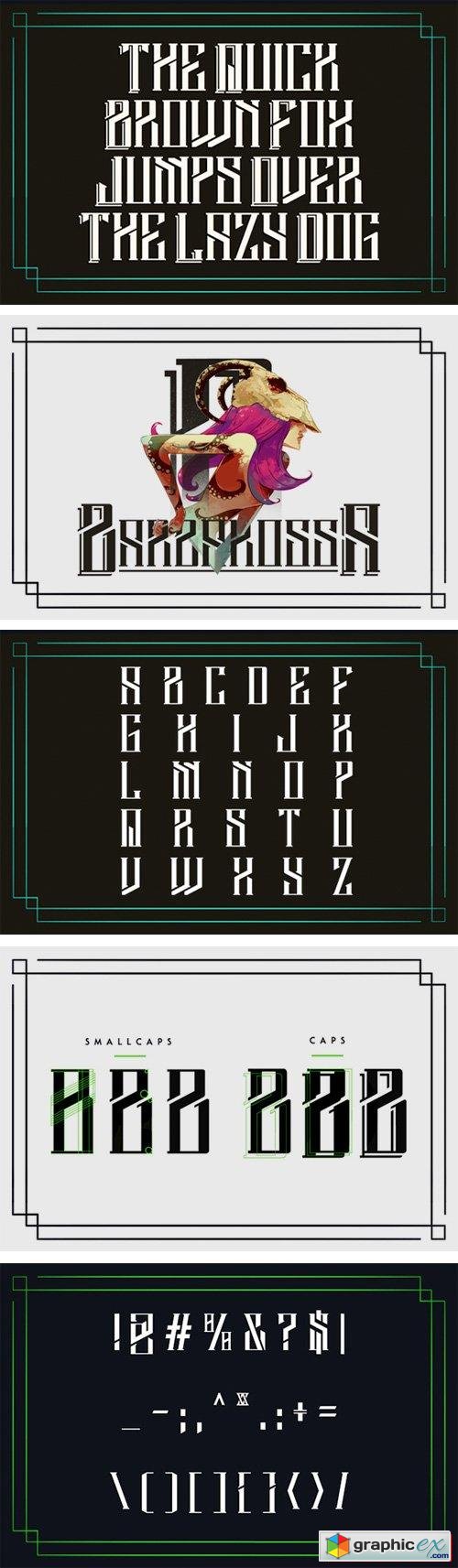 Barbarossa Typeface