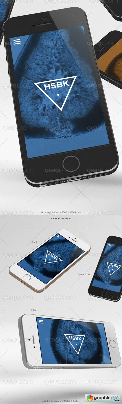 iPhone 5S Mockup - Multi-purpose 