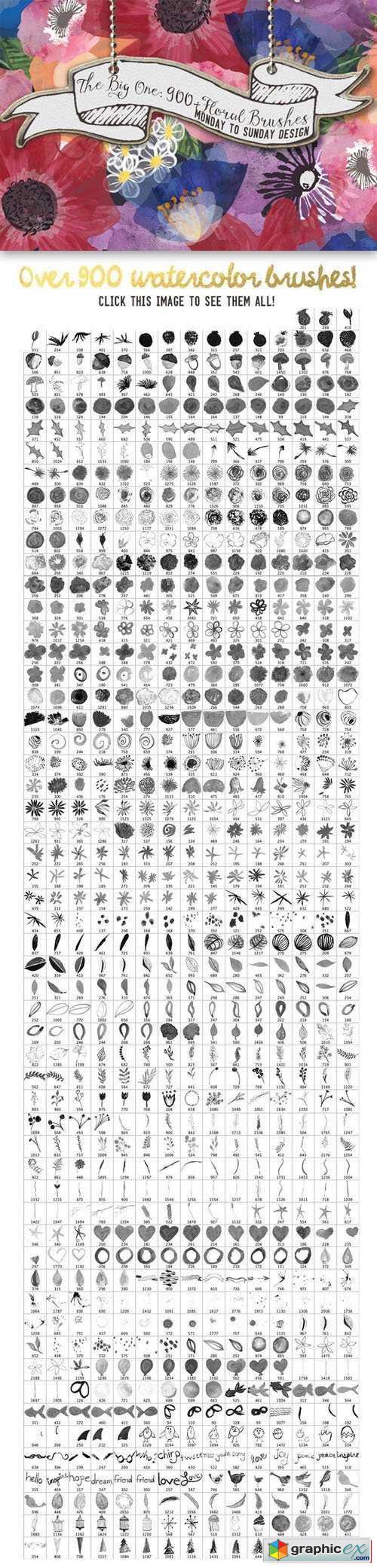 The Big One: 900+ Brushes