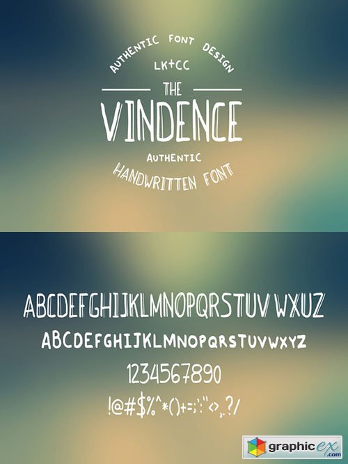 Vindence Handwritten Font