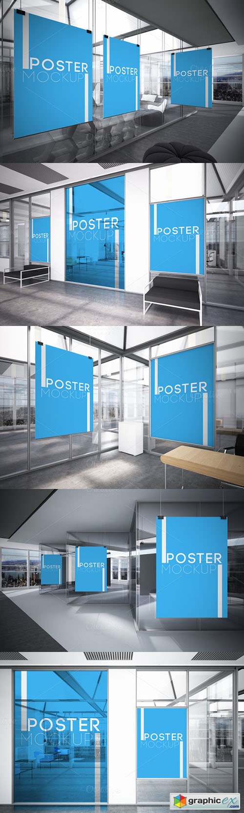  Office Posters Mock-ups