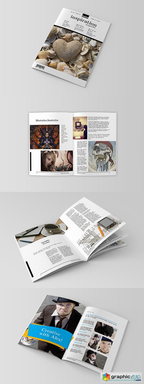  InspirationMagz InDesign Magazine Template 