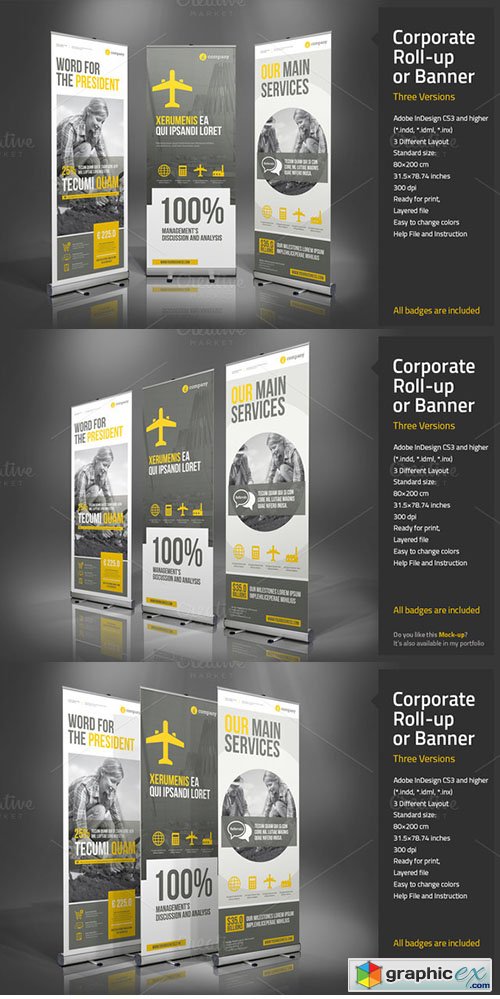  Corporate Roll-up or Banner