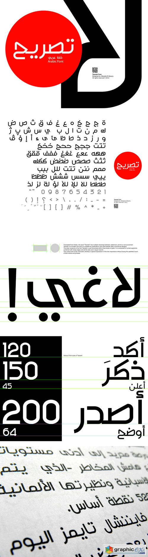 Tasreeh Arabic Typeface