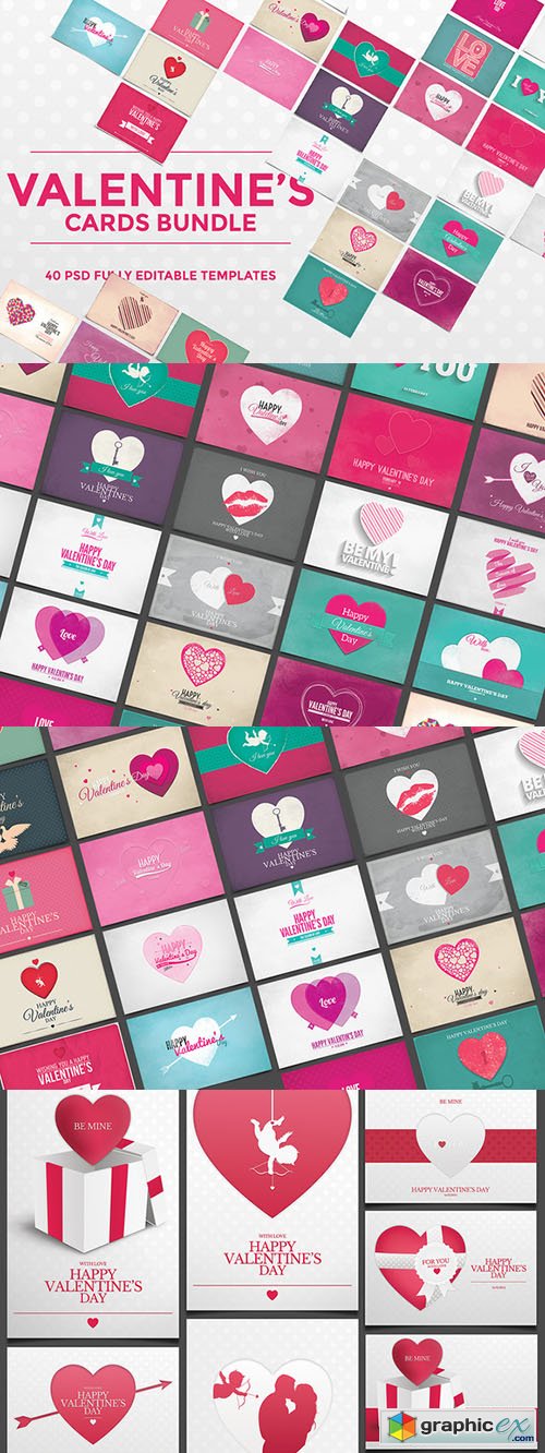  40 Valentine's Day Cards