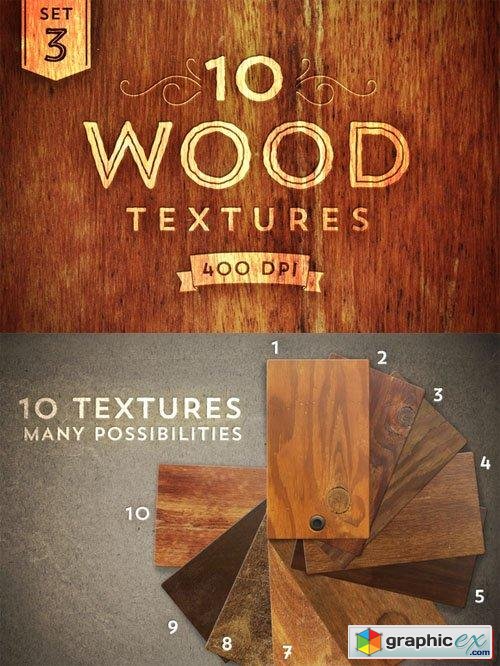 10 Wood Textures - Set 3