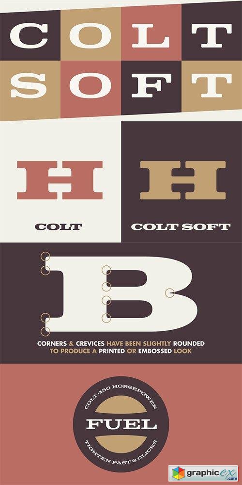 Colt Soft Font Family - 6 Font $114