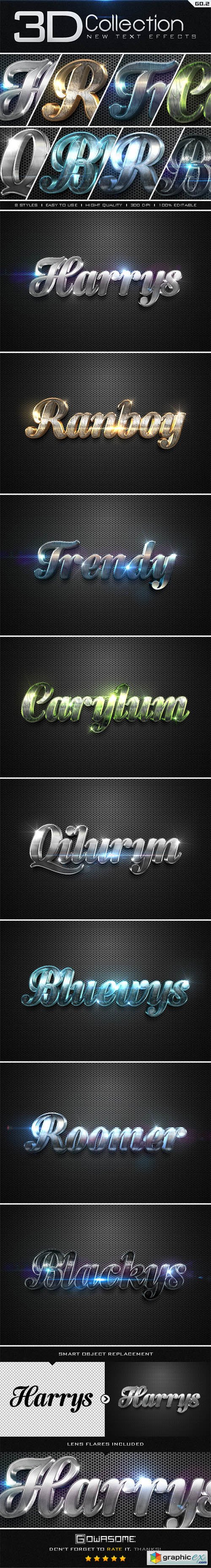 New 3D Collection Text Effects GO.2