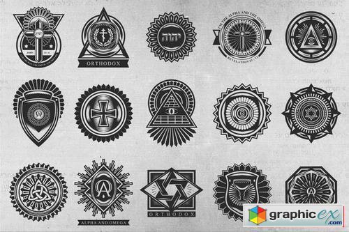 Church Ornament Badges
