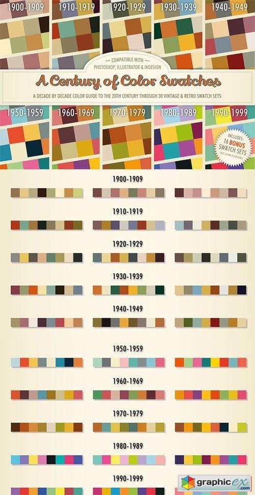  A Century of Color Swatches + Bonus