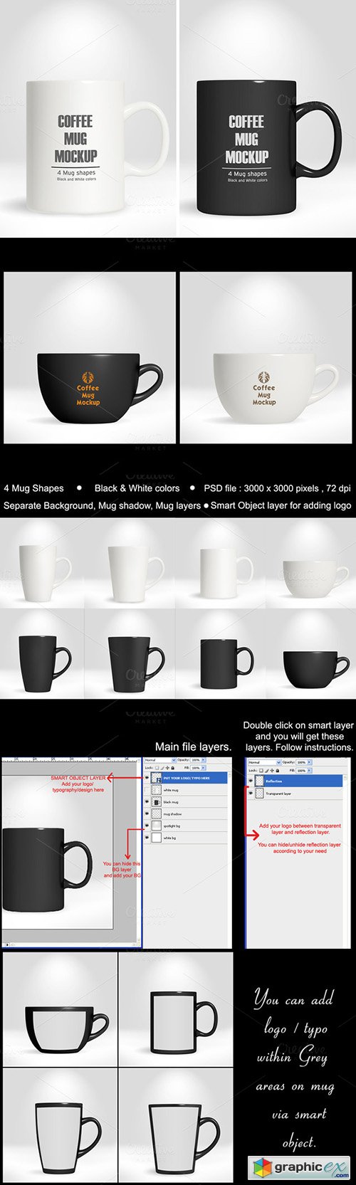  Coffee Mug/Cup Mockup vol.1