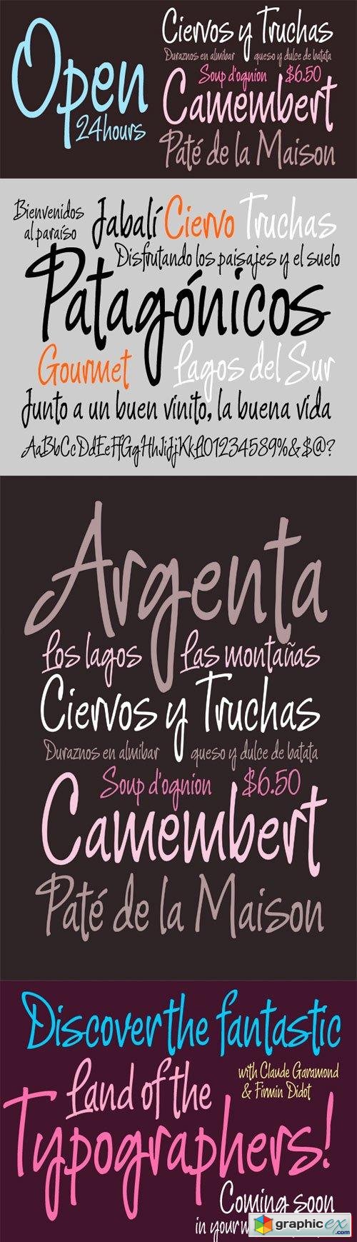 Argenta Font for $59