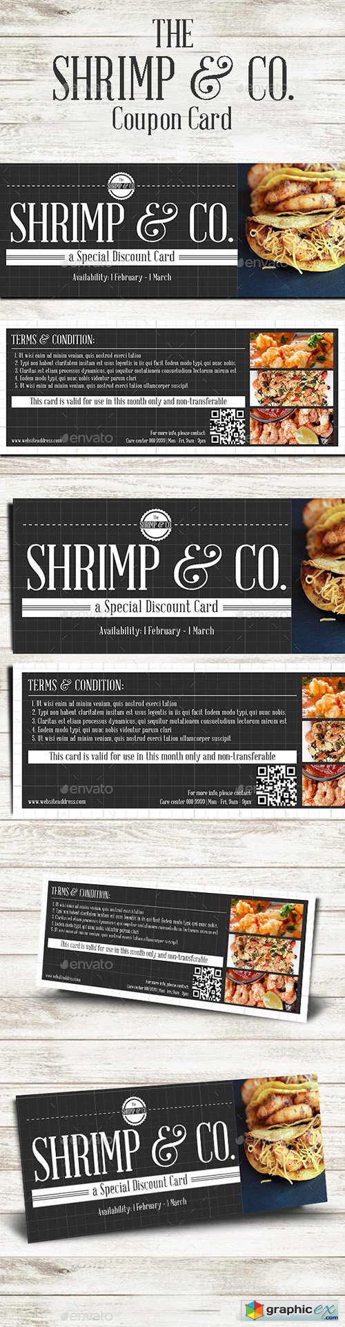 Seafood Cafe Coupon Card