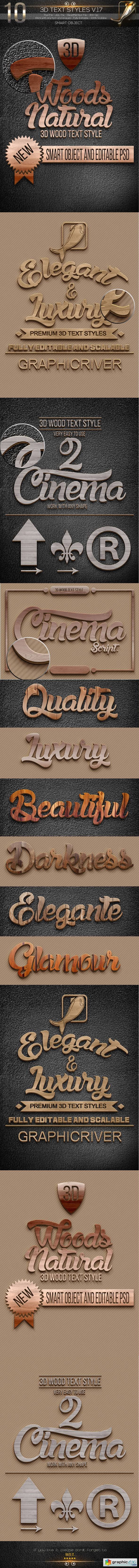 3D Collection Text Styles V.17
