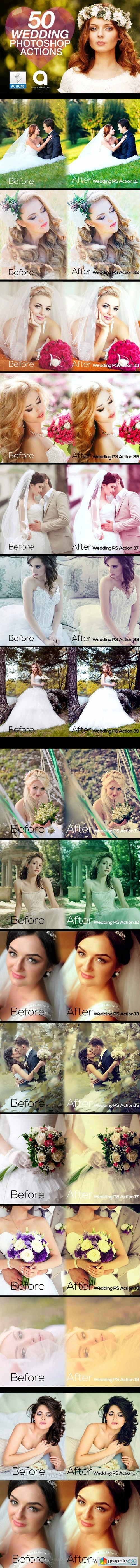 50 Wedding Photoshop Actions