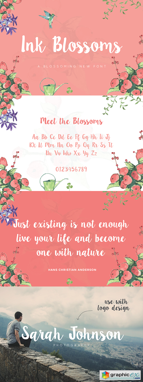 Ink Blossoms Script