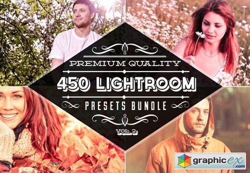 450+ Beautiful One-Click Lightroom Presets for Designers & Photographers