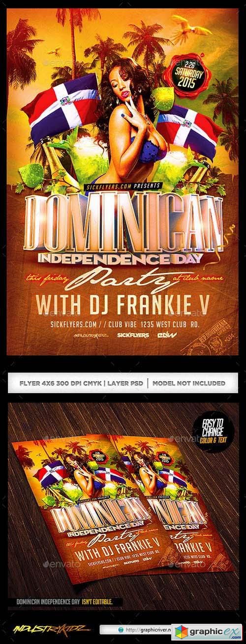 Dominican Independence Day Flyer