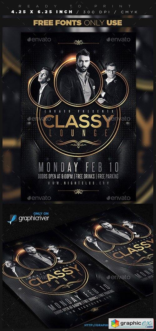 Classy Lounge Party Flyer