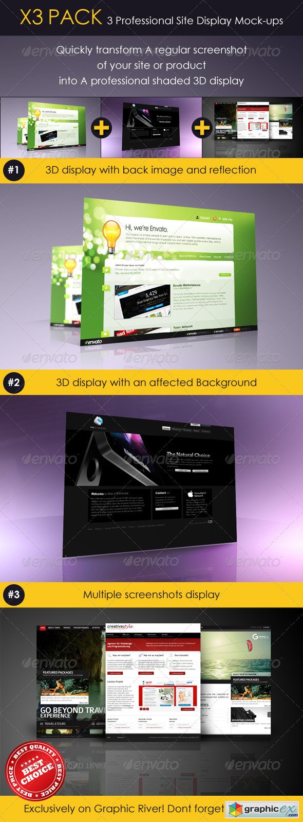 Professional 3d Web Display