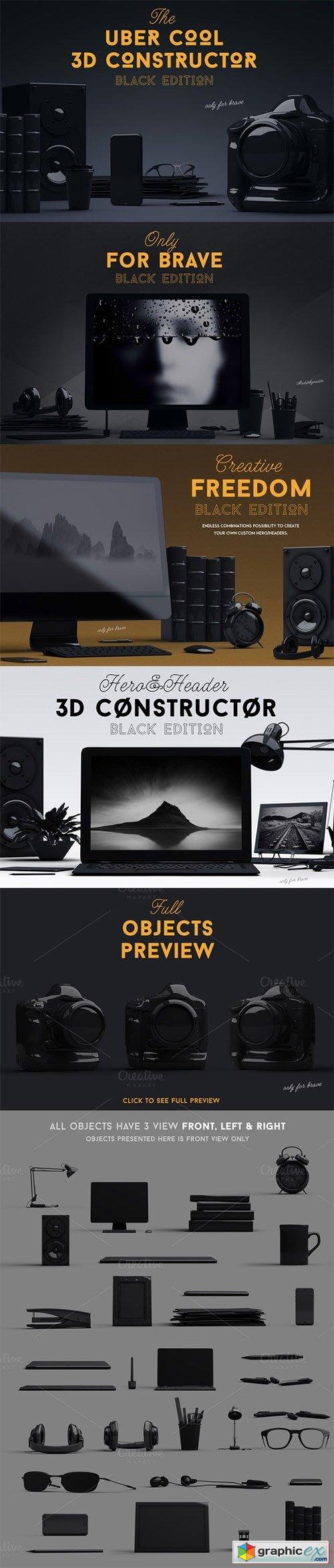 3D Constructor (Black Edition)