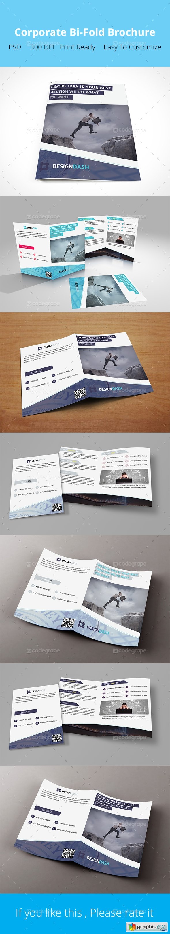 Design Agency Bi-Fold Brochure