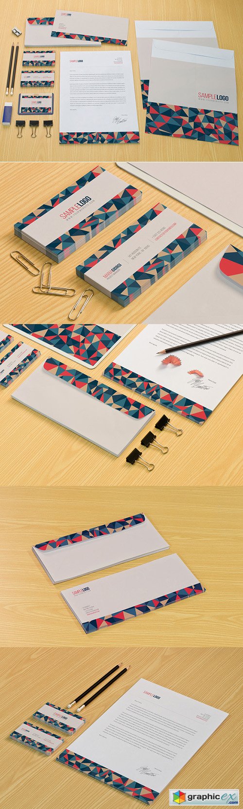  Colorful Pattern Stationery