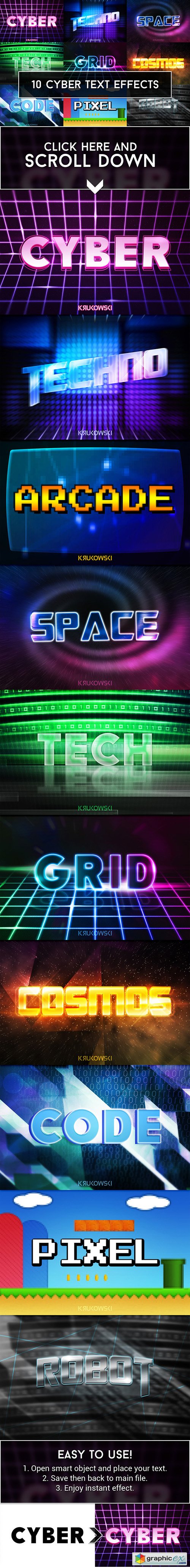 Cyber Text Effects