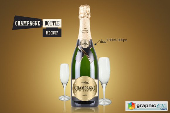  Champagne Bottle
