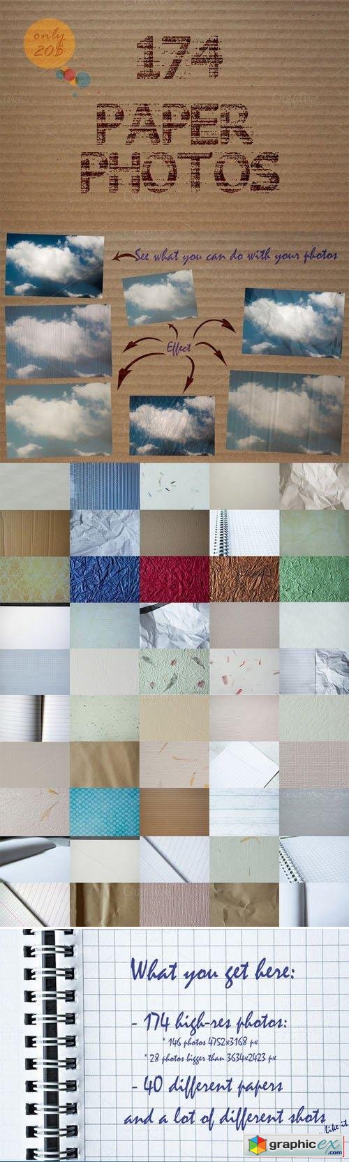 174 paper texture photos
