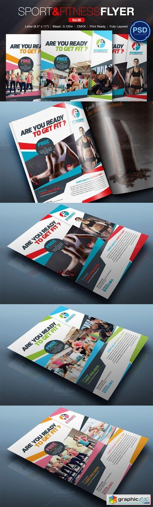  Sport & Fitness Flyer Vol.05