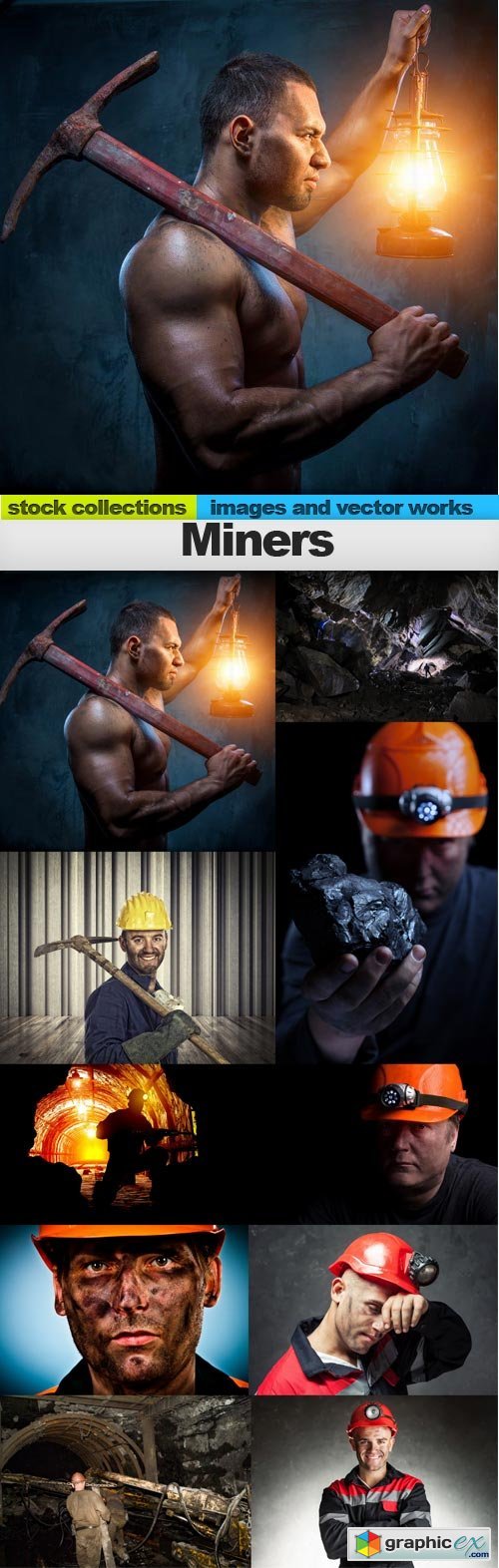 Miners, 10 x UHQ JPEG